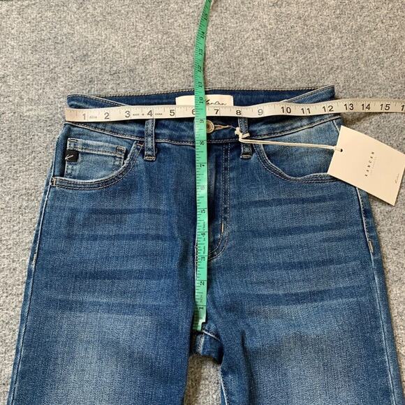 KanCan Jeans Womens 24 Denim Teegan High Rise Cropped Skinny Stretch Zip Fly - Picture 4 of 10